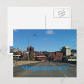 Photo des cartes postales d'horizon de Morgantown (Devant / Derrière)
