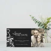 Photo Design Enregistrer La Date Invitation (Debout devant)
