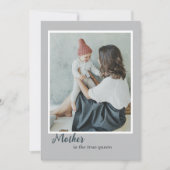 Photo design moderne et élégant Carte de vacances (Devant)