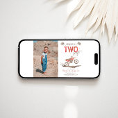 Photo DEUX Vélo Fast Dirt Invitation Anniversaire