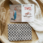 Photo DEUX Vélo Fast Dirt Invitation Anniversaire