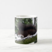 Photo d'hiver de l'écureuil Mug classique (Centre)