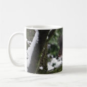Photo d'hiver de l'écureuil Mug classique (Gauche)