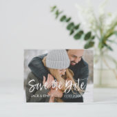 Photo d'hiver Enregistrer la carte Date (Debout devant)