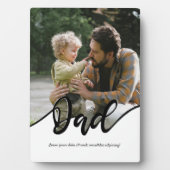 Photo Don papa et son | Plaque de correction 5x7 (Devant)