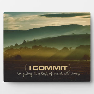 Photo Donner Le Meilleur De Moi Inspirationnel Plaque