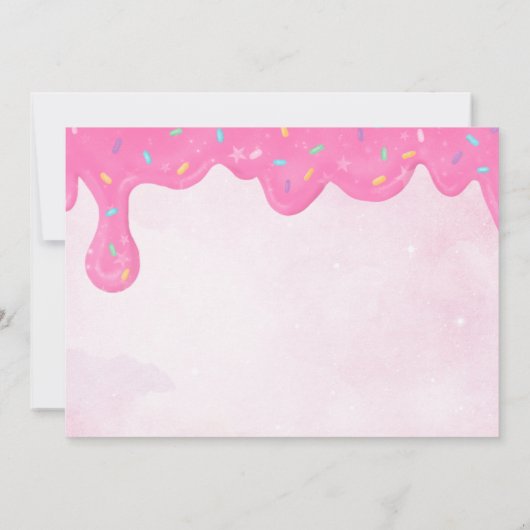 Photo Donut Sweet One Invitation (Dos)