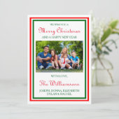 Photo Double Noël - Carte de Noël 5x7 (Debout devant)