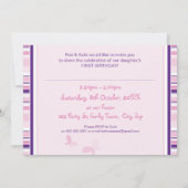 PHOTO DOUCE ANNIVERSAIRE INVITATIONS :: grâce 3L (Dos)