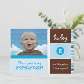 PHOTO DOUCE ANNIVERSAIRE INVITATIONS :: grace 5L (Debout devant)