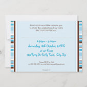 PHOTO DOUCE ANNIVERSAIRE INVITATIONS :: grace 5L (Dos)