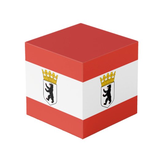 Photo Drapeau du Cube de Berlin (Angle devant)