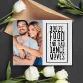 Photo drôle de mariage, faire-part de sauvegarde