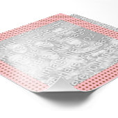 Photo du cadre de points rose et Brown (Coin)