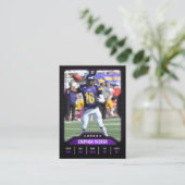 Photo du joueur de la carte de commerce de footbal (Debout devant)