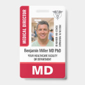 Photo du logo du badge d'identification du médecin (Avant)