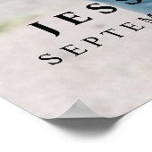 Photo du mariage Welcome Couple Digital ou Poster (Coin)