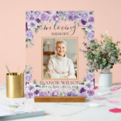 Photo du mémorial des funérailles florales violett (Mariage)