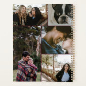 Photo du Nouvel An Cinq Élégant Collage photo Bour (Dos)