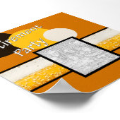 PHOTO DU PARTI DE LA RETRAITE AUTOGRAPHIQUE POSTER (Coin)