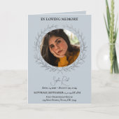 Photo du programme funéraire dans la couronne circ (Devant)