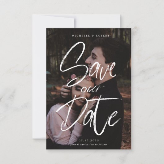 photo du script de brosse Enregistrer la carte de  (Devant)