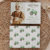 Photo du tracteur Invitation d'anniversaire | Ferm