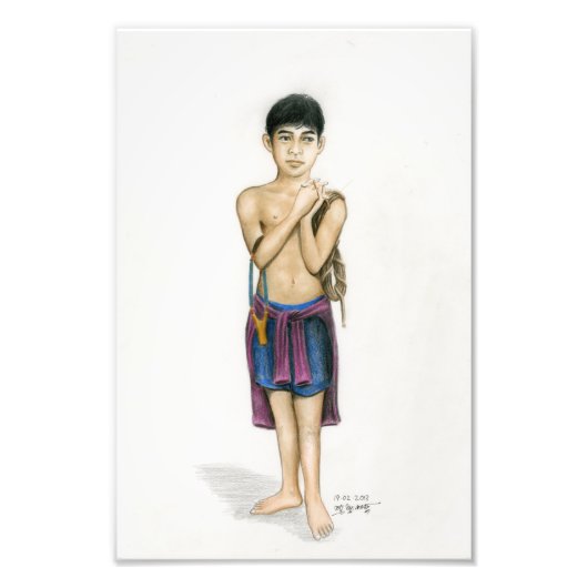 Photo d'un garçon cambodgien par Vannak Anan Prum (Devant)