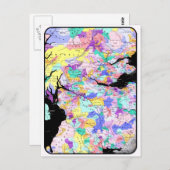 Photo écossaise de clans de carte de l'Ecosse (Devant / Derrière)