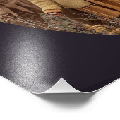 Photo Élargissement Modèle ovale prêt à être encad (Coin)