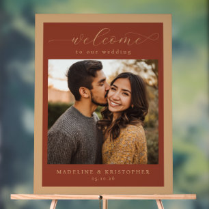 Photo élégant marron romantique