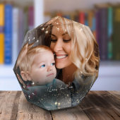 Photo Elégant moderne Romantique Stars Keepsaké Bloc pho