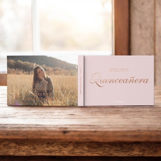 Photo Elegant rose Anniversaire Quinceanera