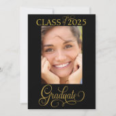 Photo Elegant Script Graduate Faire-part (Devant)