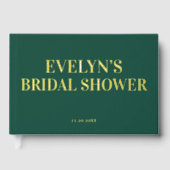 Photo Élégant Simple Mariage Vert (Recto)