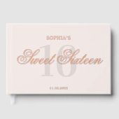 Photo Elegant Simple Sweet 16 (Recto)