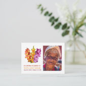 Photo Élégante, Fleurs Gladiolus, Carte de prière (Debout devant)