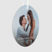 Photo Élégante Notre premier Noël Engagé (devant)