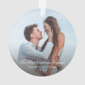 Photo Élégante Notre premier Noël Engagé (dos)