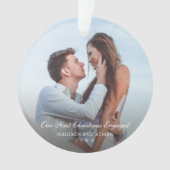 Photo Élégante Notre premier Noël Engagé (devant)