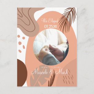 Photo Elopée moderne Collage Nuetral Carte postale