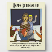 Photo Emmenez-Moi Avec La Plaque De Retraite Des Enseign (Devant)