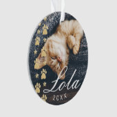 Photo en bois rustique personnalisée d'empreinte (devant)