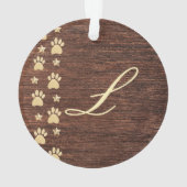 Photo en bois rustique personnalisée d'empreinte (dos)