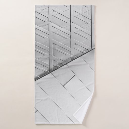Photo en niveaux de gris du sol (Serviette de bain)