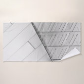 Photo en niveaux de gris du sol (Serviette de bain)