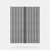 photo en noir et blanc d'un motif (Recto)