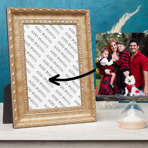 Photo en plaques Light Brown Friendship Wood Frame