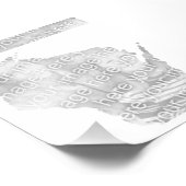 Photo encadrée en forme de Wisconsin (Coin)