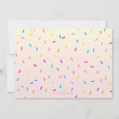 PHOTO ENFANTS INVITATION rétro cone crème glacée r (Dos)